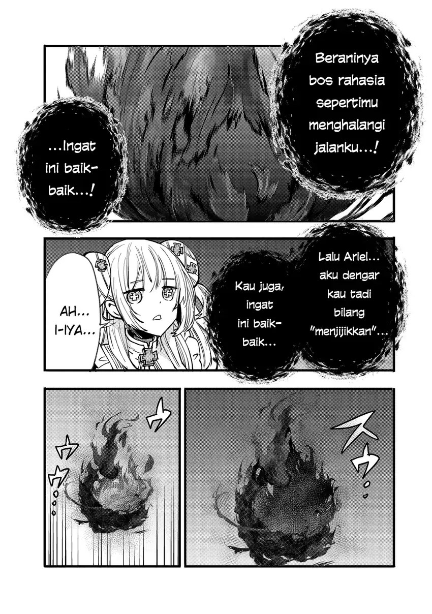 Saikyou Saiaku no Ura Boss, Tenseisha to Tomo ni Hametsu Flag Kaihi wo Mezasu Chapter 9 - halaman 37