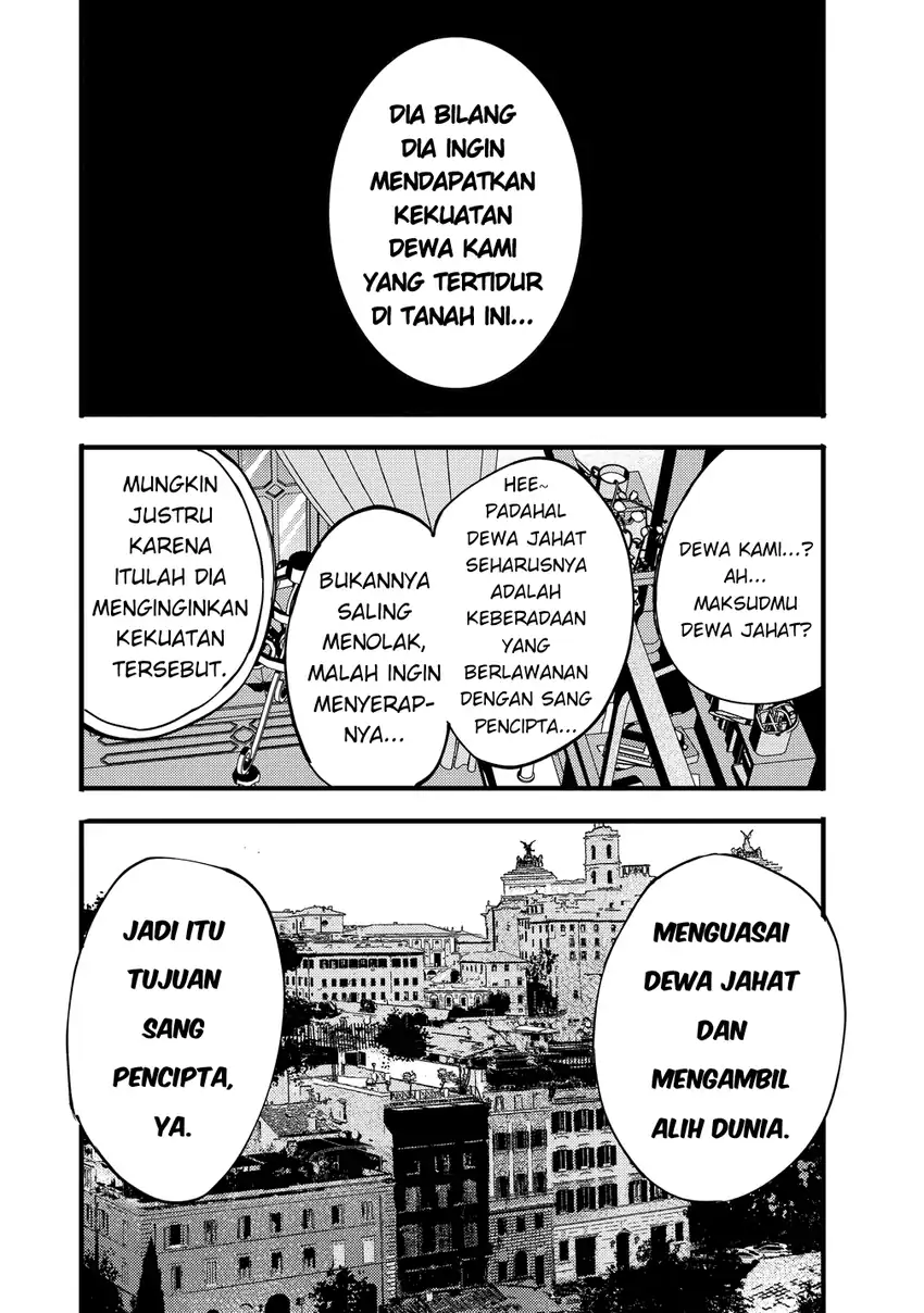 Saikyou Saiaku no Ura Boss, Tenseisha to Tomo ni Hametsu Flag Kaihi wo Mezasu Chapter 9 - halaman 42