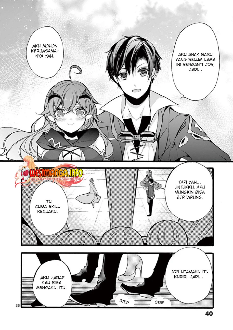 Saikyou Shoku (Ryukishi) Kara Shokyu Shoku (Hakobiya) Ni Nattano Ni Naze Ka Yushatachi Kara Tayoraretemasu Chapter 10 - halaman 36