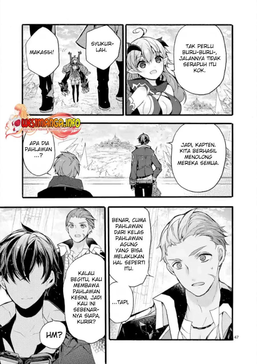 Saikyou Shoku (Ryukishi) Kara Shokyu Shoku (Hakobiya) Ni Nattano Ni Naze Ka Yushatachi Kara Tayoraretemasu Chapter 20 - halaman 44