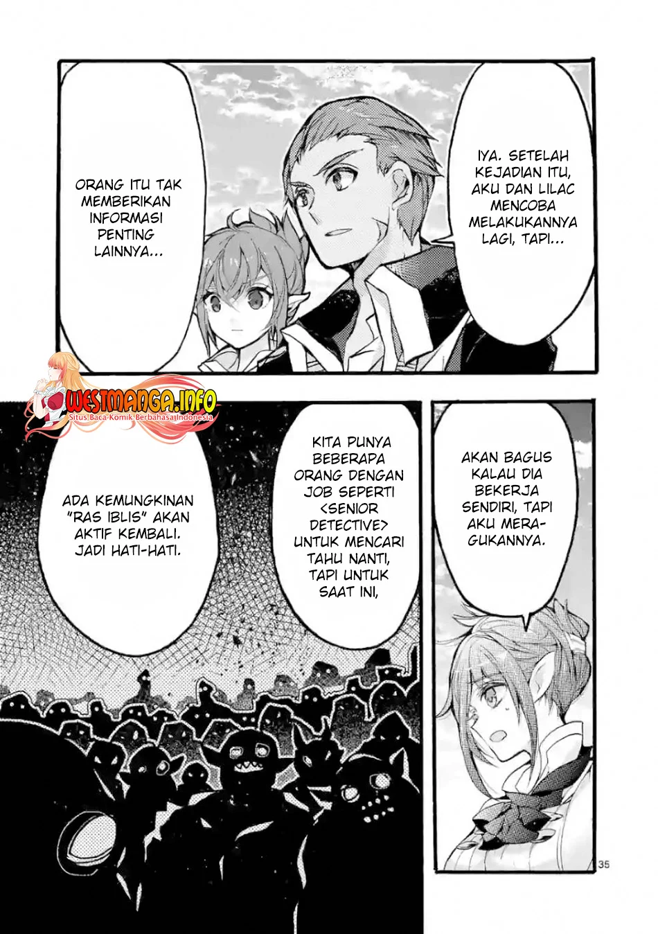 Saikyou Shoku (Ryukishi) Kara Shokyu Shoku (Hakobiya) Ni Nattano Ni Naze Ka Yushatachi Kara Tayoraretemasu Chapter 26 - halaman 35
