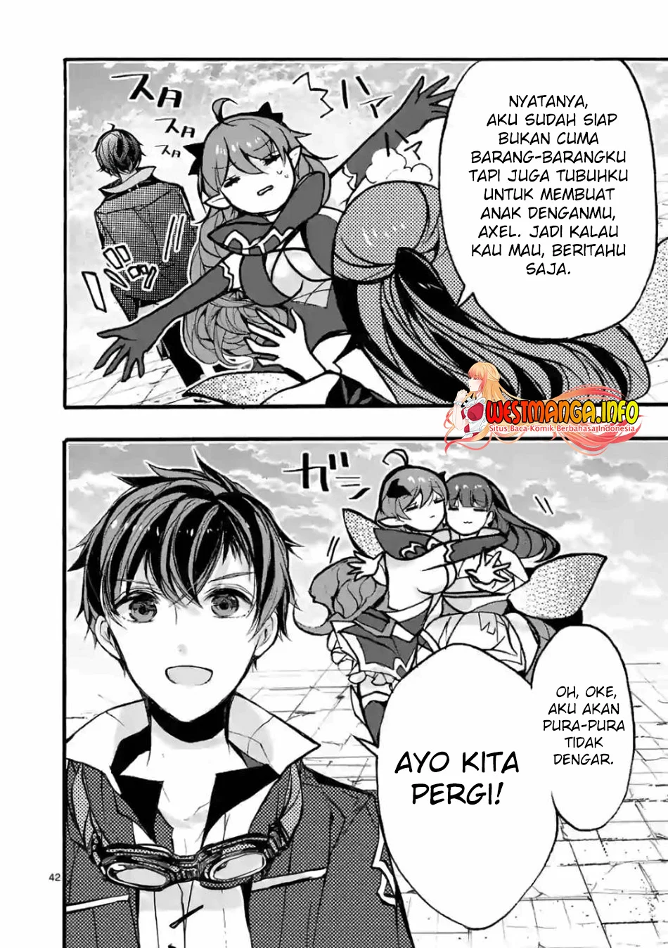 Saikyou Shoku (Ryukishi) Kara Shokyu Shoku (Hakobiya) Ni Nattano Ni Naze Ka Yushatachi Kara Tayoraretemasu Chapter 26 - halaman 42