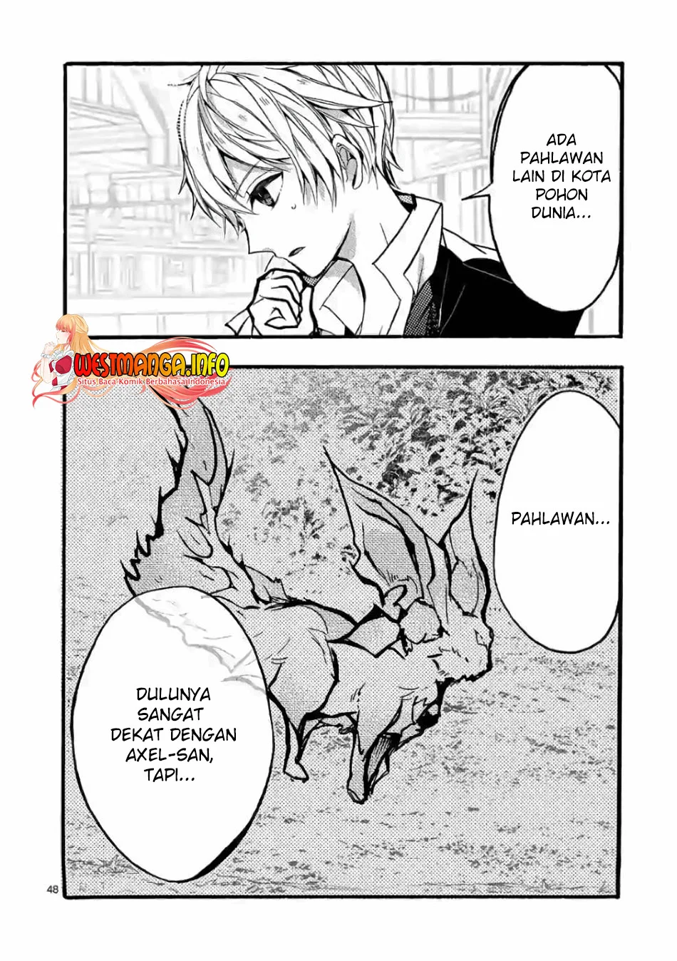 Saikyou Shoku (Ryukishi) Kara Shokyu Shoku (Hakobiya) Ni Nattano Ni Naze Ka Yushatachi Kara Tayoraretemasu Chapter 26 - halaman 48