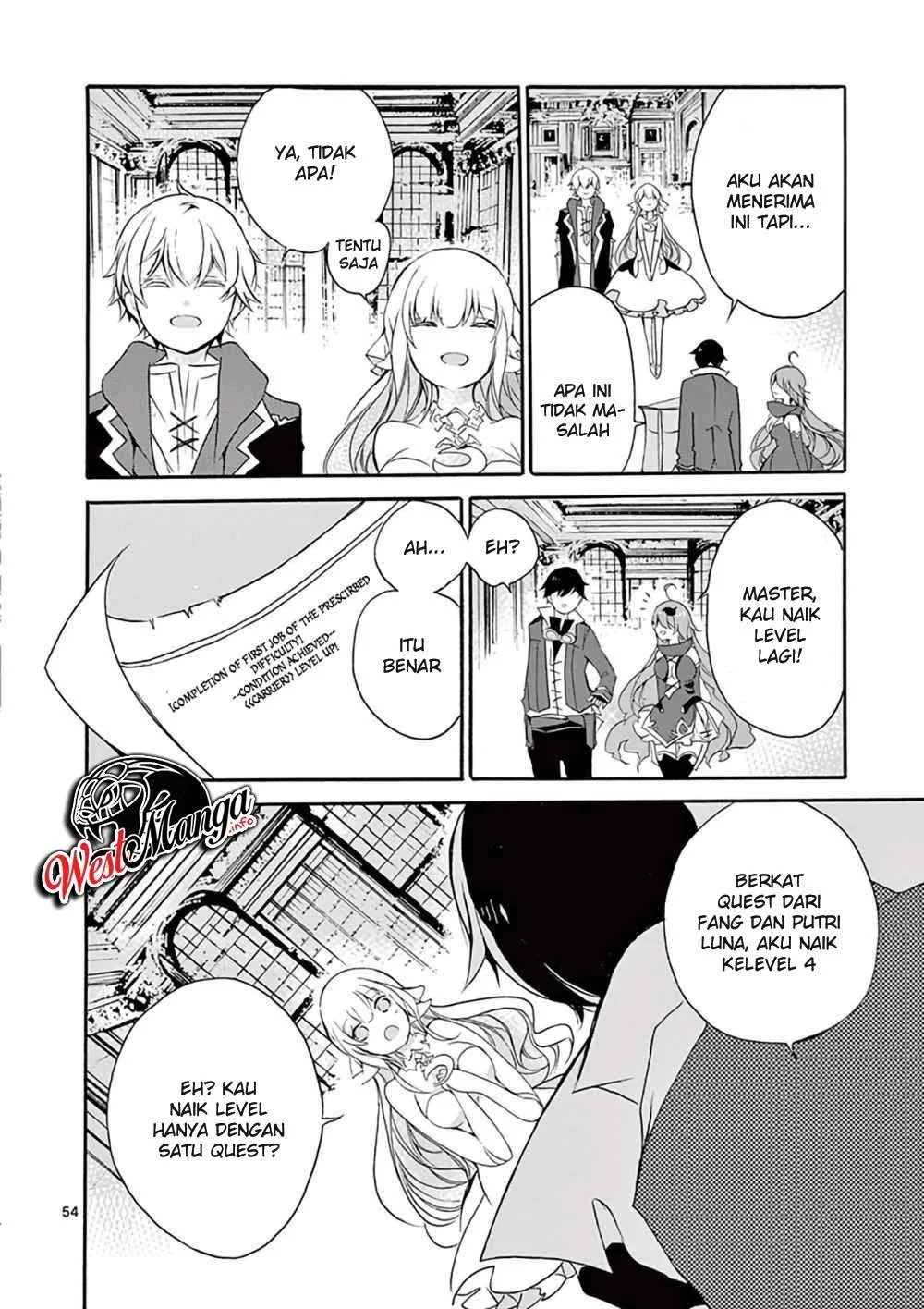 Saikyou Shoku (Ryukishi) Kara Shokyu Shoku (Hakobiya) Ni Nattano Ni Naze Ka Yushatachi Kara Tayoraretemasu Chapter 3 - halaman 56