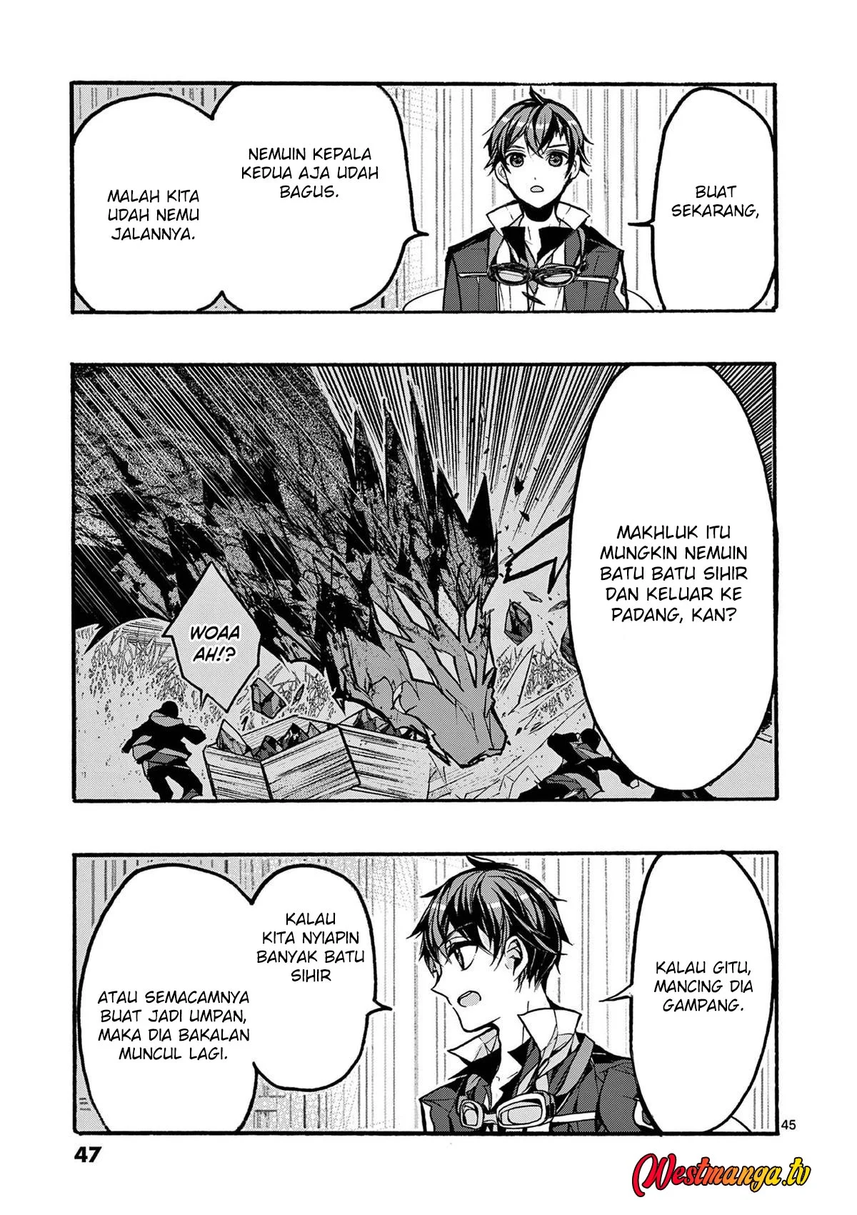 Saikyou Shoku (Ryukishi) Kara Shokyu Shoku (Hakobiya) Ni Nattano Ni Naze Ka Yushatachi Kara Tayoraretemasu Chapter 45 - halaman 50