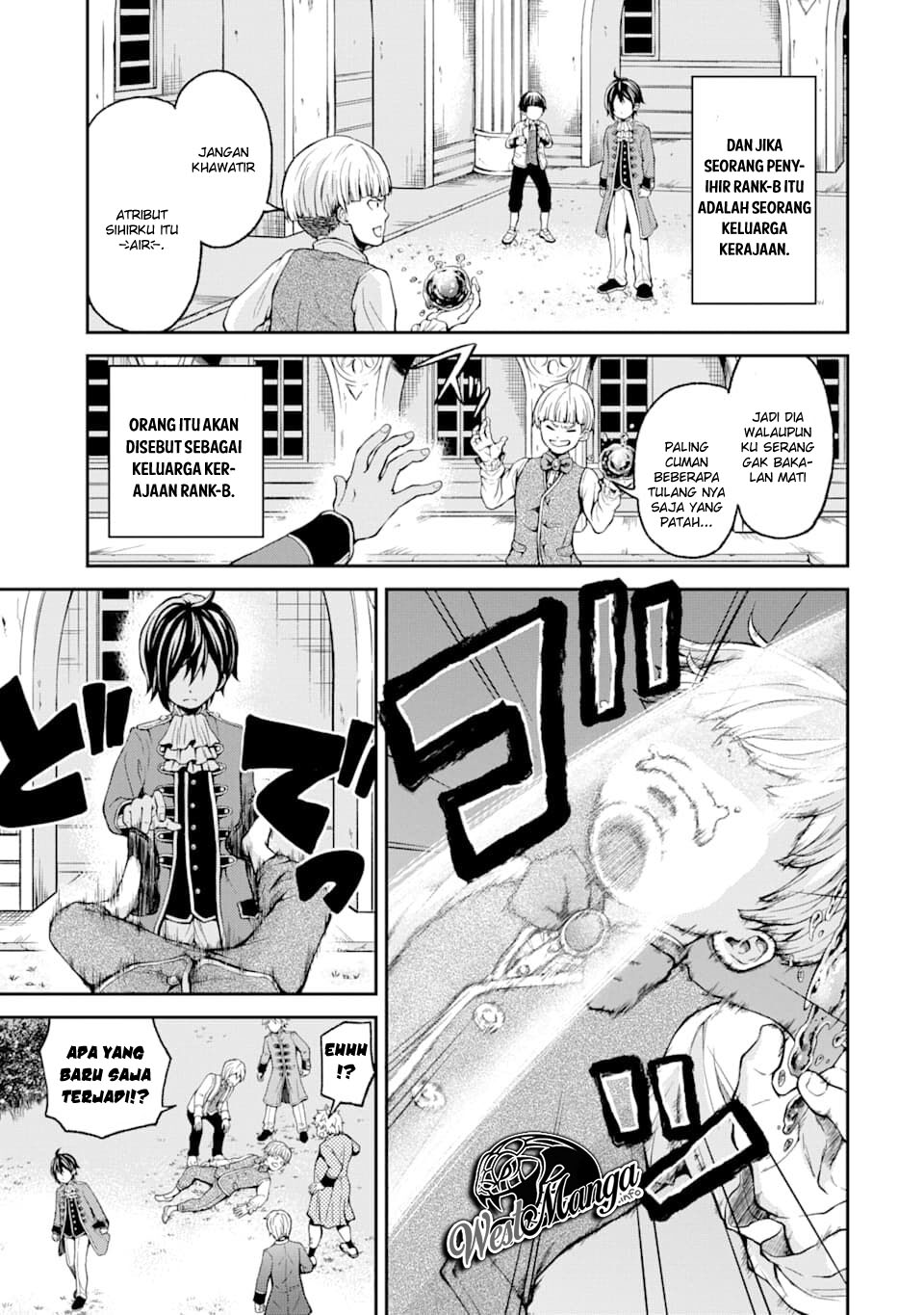 Saisoku Musou no B-kyuu Mahoutsukai: Ippatsu Utareru Mae ni Senpatsu Uchikaesu! Chapter 1.1 - halaman 5