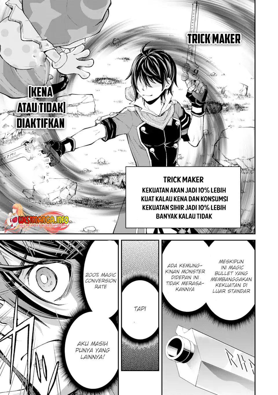 Saisoku Musou no B-kyuu Mahoutsukai: Ippatsu Utareru Mae ni Senpatsu Uchikaesu! Chapter 23.1 - halaman 17