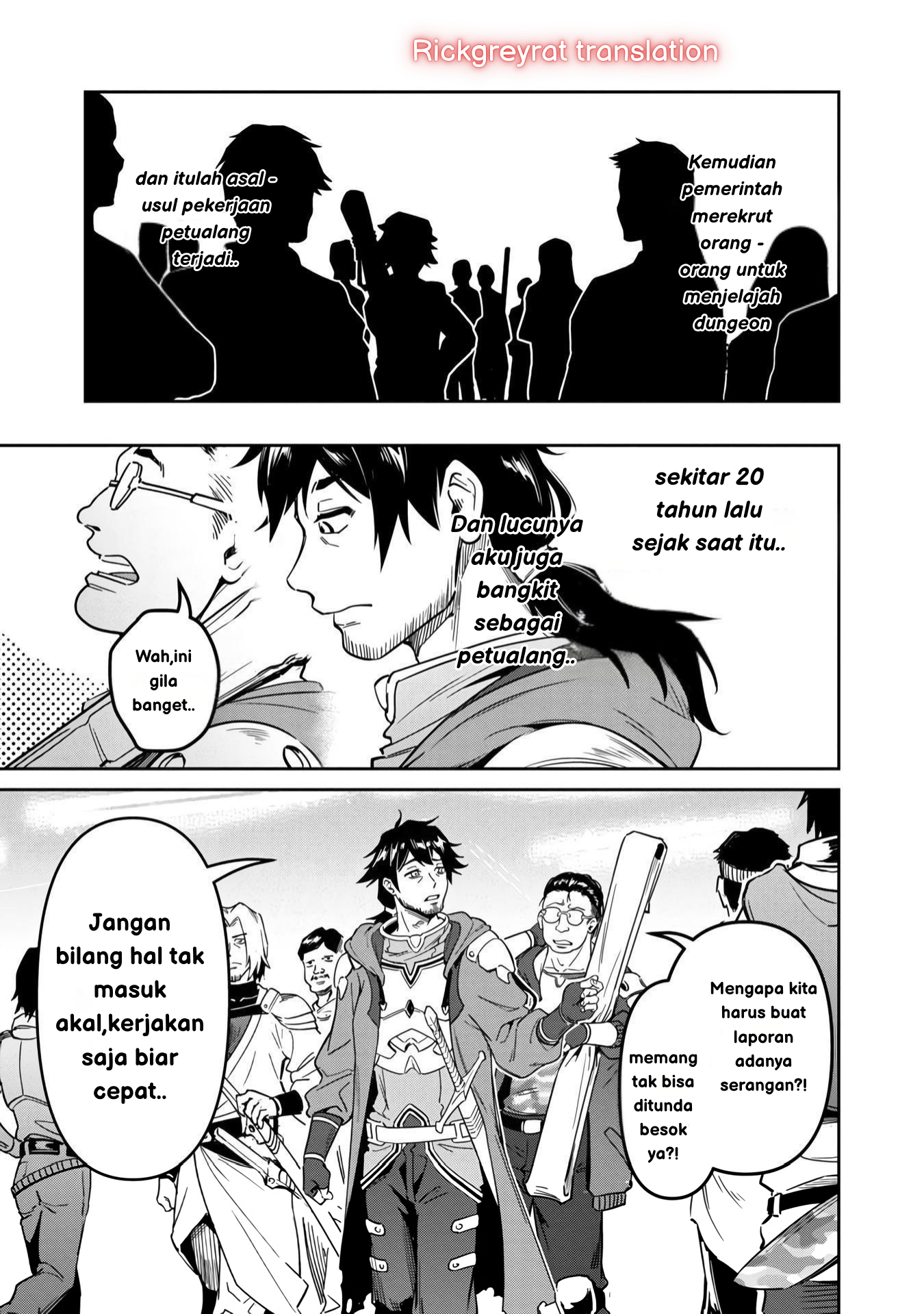 Saitei Rank no Boukensha, Yuusha Shoujo wo Sodateru: Ore tte Kazuawase no Ossan ja Nakatta ka? Chapter 1 - halaman 18