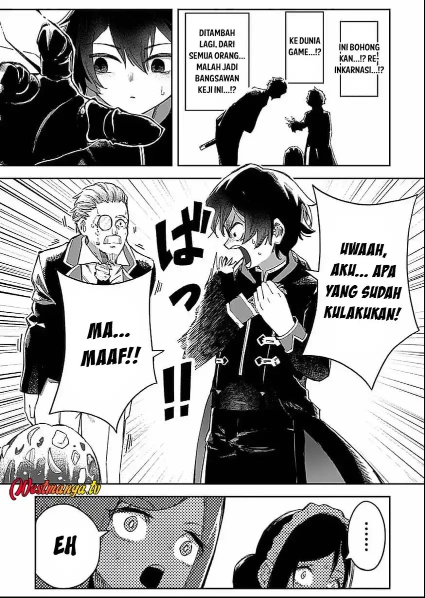 Saiyakkyuu Skill “Boushoku Maou” Mochi No Akuyaku Kizoku Ni Tensei Shimashita Ga, Shokei Saretakunai Node Skill Wo Kakushite Hitasura Doryoku Shimasu Chapter 1 - halaman 13