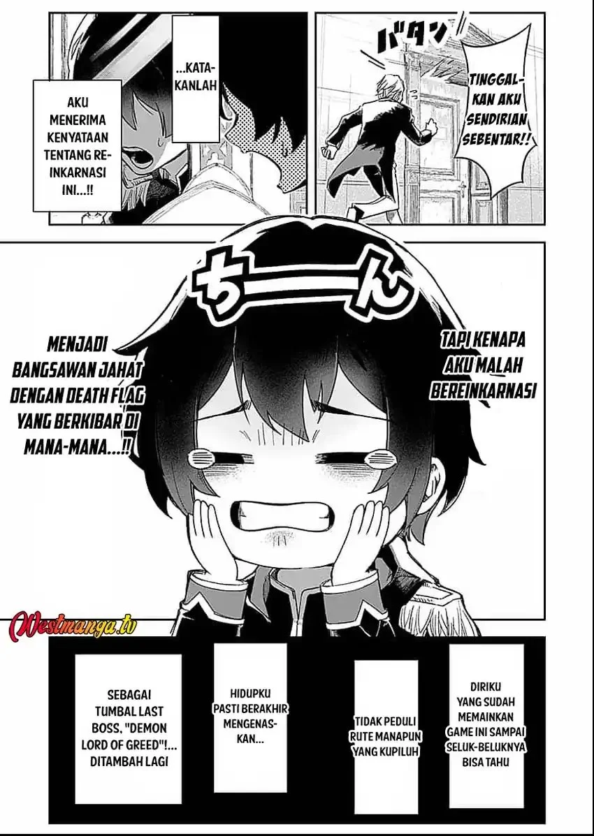 Saiyakkyuu Skill “Boushoku Maou” Mochi No Akuyaku Kizoku Ni Tensei Shimashita Ga, Shokei Saretakunai Node Skill Wo Kakushite Hitasura Doryoku Shimasu Chapter 1 - halaman 15