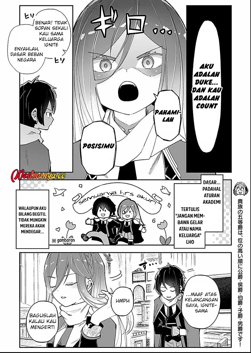 Saiyakkyuu Skill “Boushoku Maou” Mochi No Akuyaku Kizoku Ni Tensei Shimashita Ga, Shokei Saretakunai Node Skill Wo Kakushite Hitasura Doryoku Shimasu Chapter 5 - halaman 15