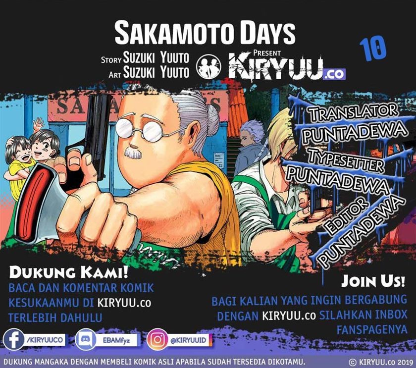 Sakamoto Days Chapter 10 - halaman 1