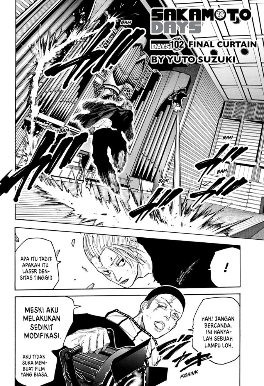 Sakamoto Days Chapter 102 - halaman 3