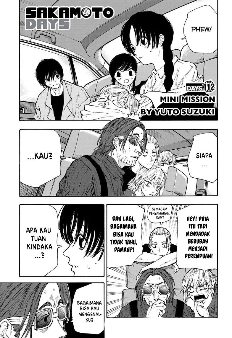 Sakamoto Days Chapter 112 - halaman 2