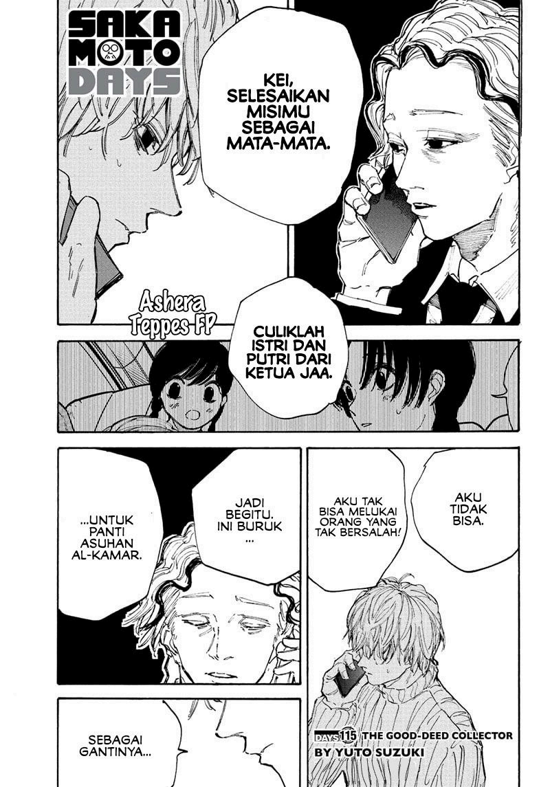 Sakamoto Days Chapter 115 - halaman 2