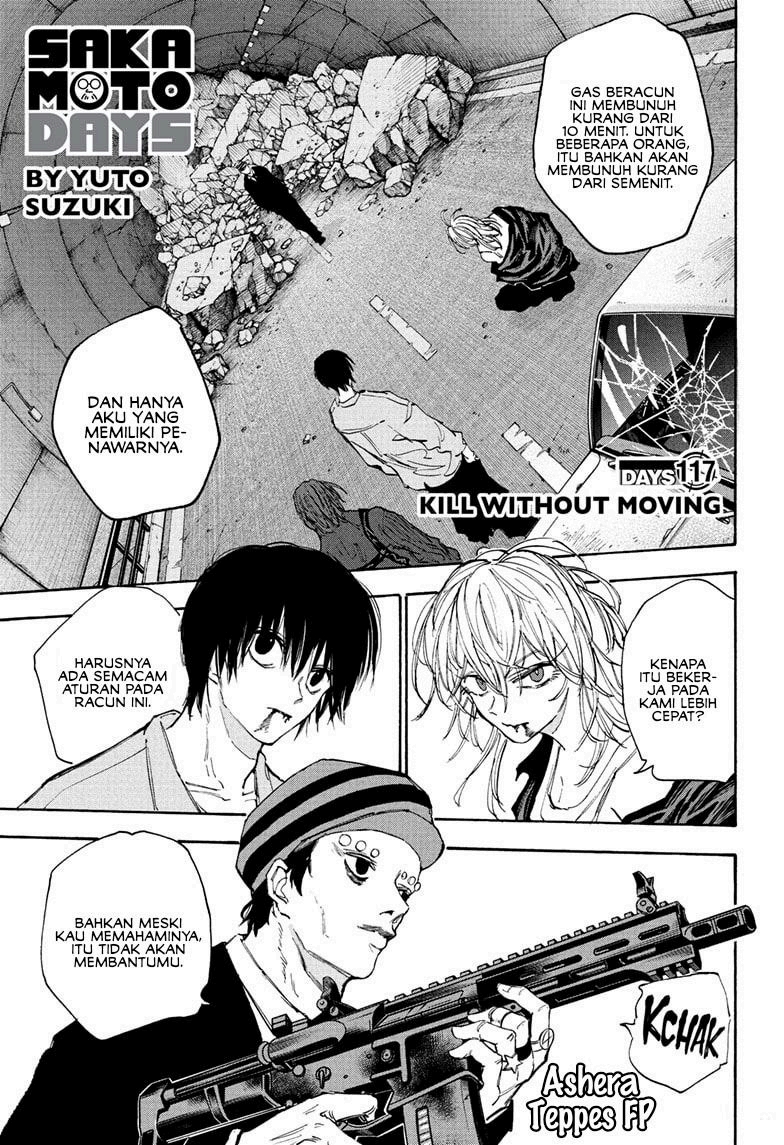 Sakamoto Days Chapter 117 - halaman 2