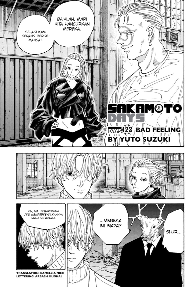 Sakamoto Days Chapter 122 - halaman 2