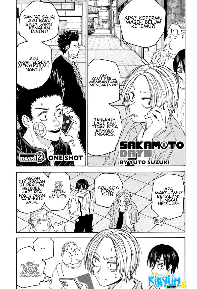 Sakamoto Days Chapter 123 - halaman 2