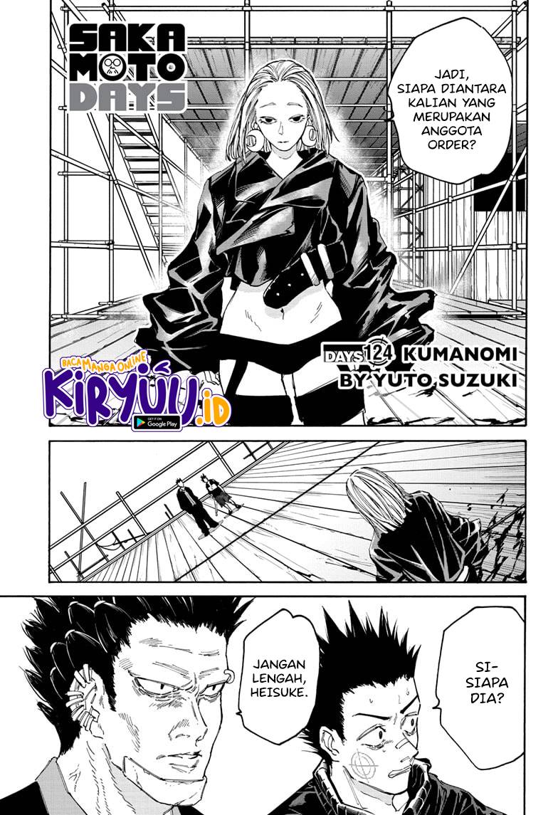 Sakamoto Days Chapter 124 - halaman 2