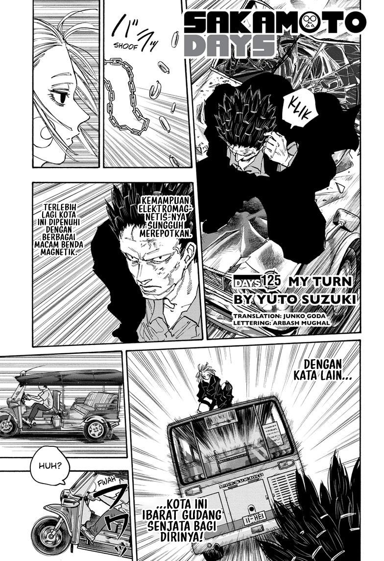 Sakamoto Days Chapter 125 - halaman 2