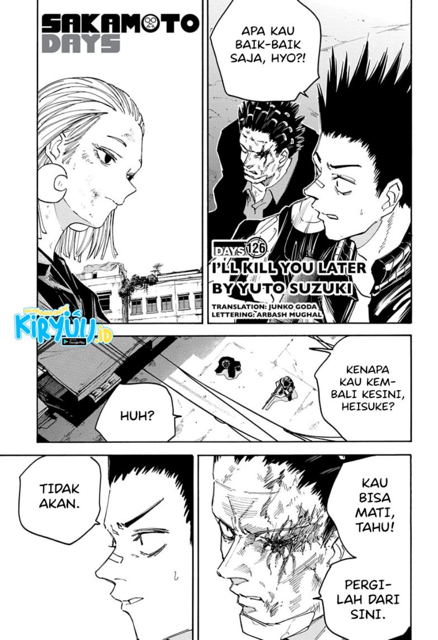 Sakamoto Days Chapter 126 - halaman 2