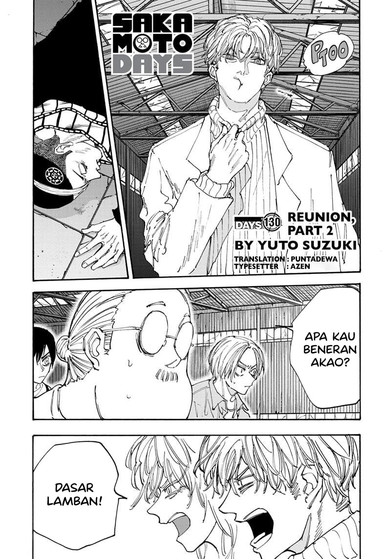 Sakamoto Days Chapter 130 - halaman 2