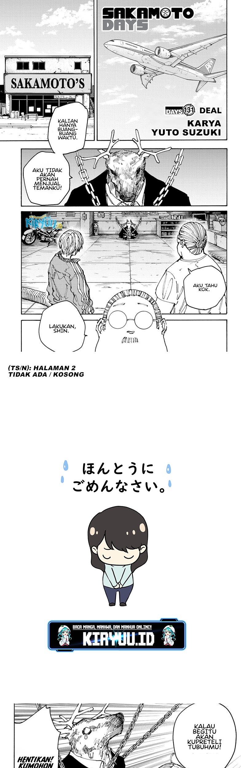 Sakamoto Days Chapter 131 - halaman 2