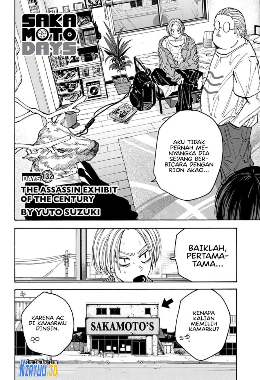 Sakamoto Days Chapter 132 - halaman 3