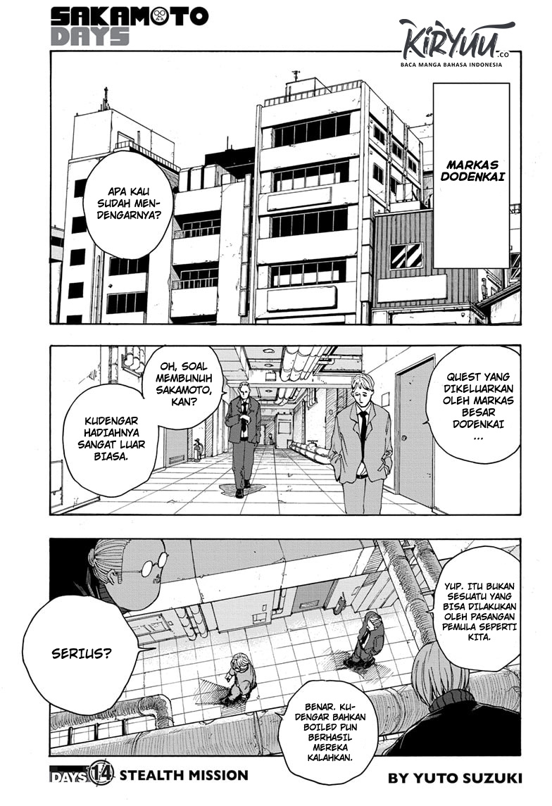 Sakamoto Days Chapter 14 - halaman 2
