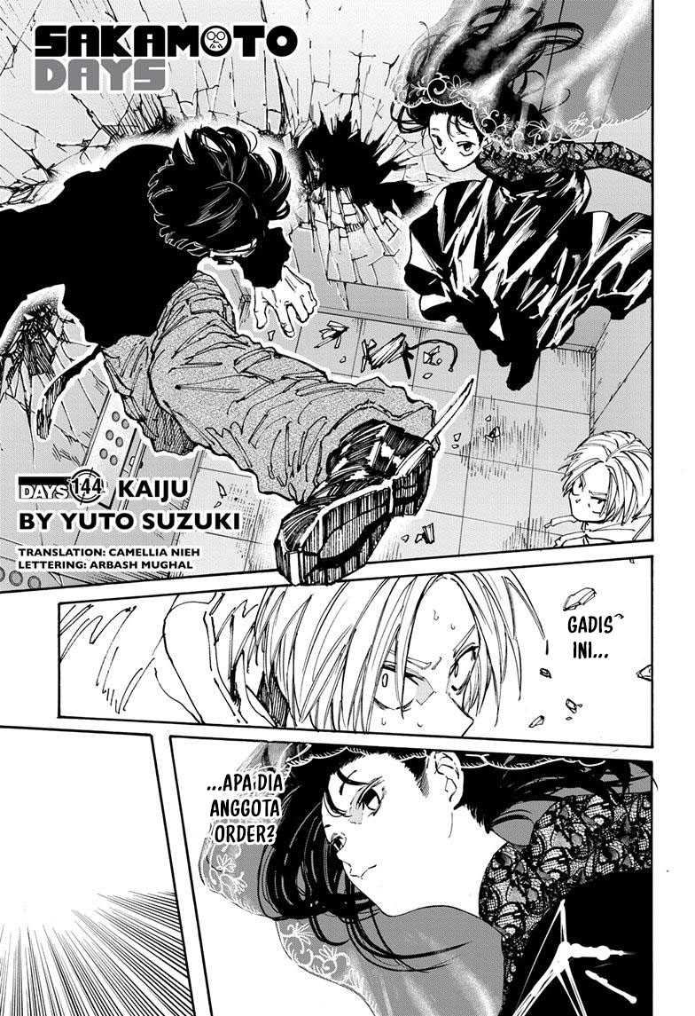 Sakamoto Days Chapter 144 - halaman 3