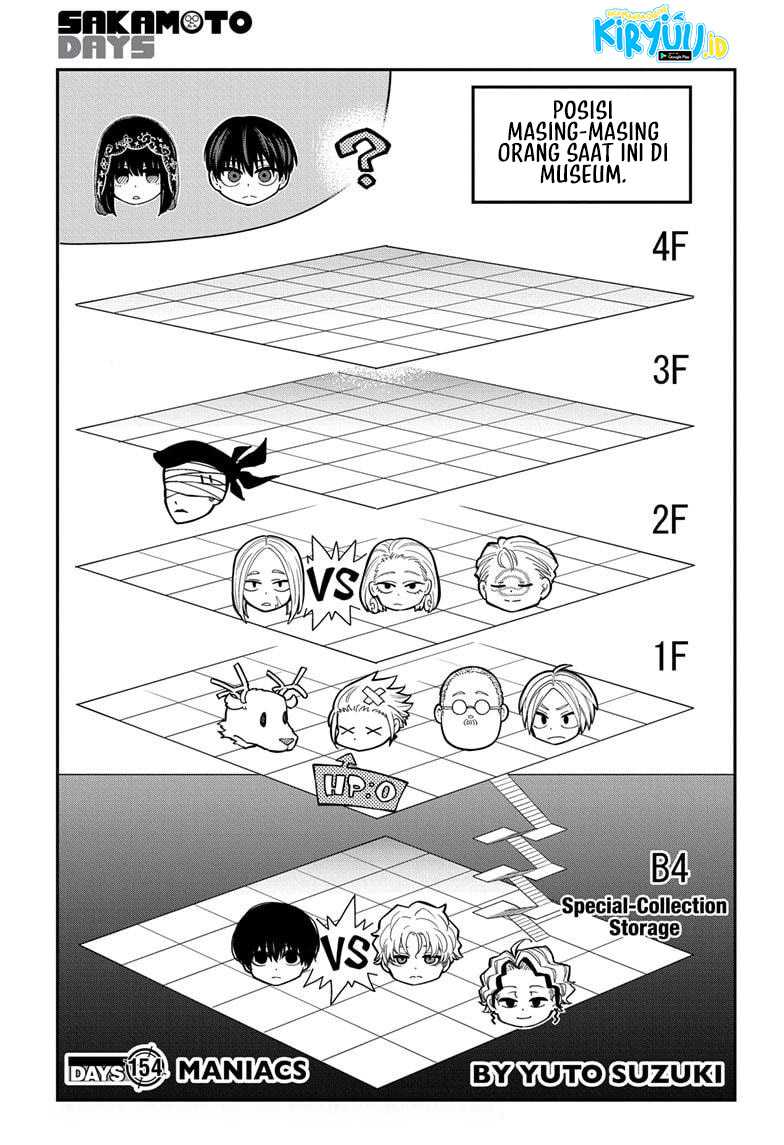 Sakamoto Days Chapter 154 - halaman 2