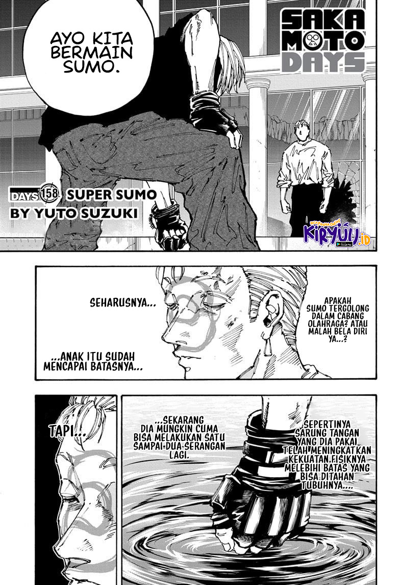 Sakamoto Days Chapter 158 - halaman 2