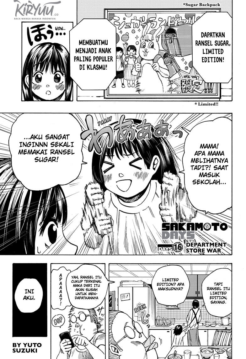 Sakamoto Days Chapter 16 - halaman 2