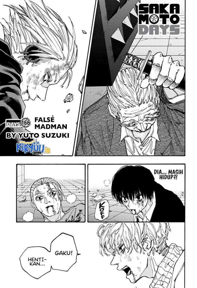 Sakamoto Days Chapter 166 - halaman 2