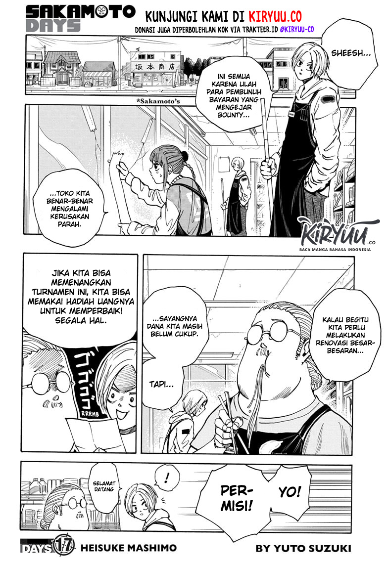 Sakamoto Days Chapter 17 - halaman 3