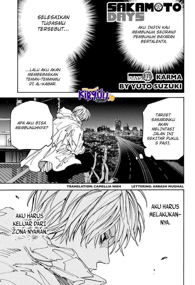 Sakamoto Days Chapter 175 - halaman 2