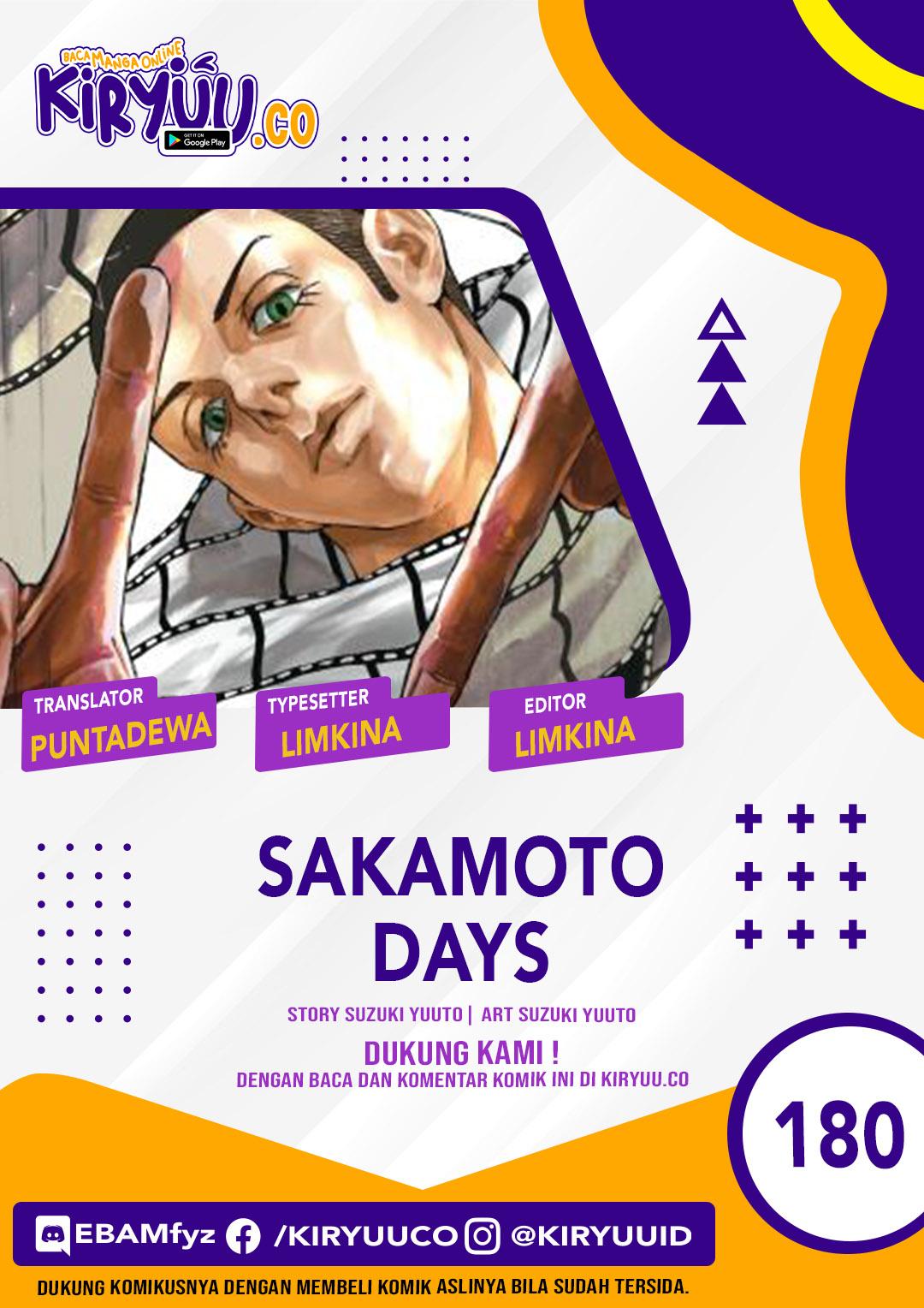 Sakamoto Days Chapter 180 - halaman 1