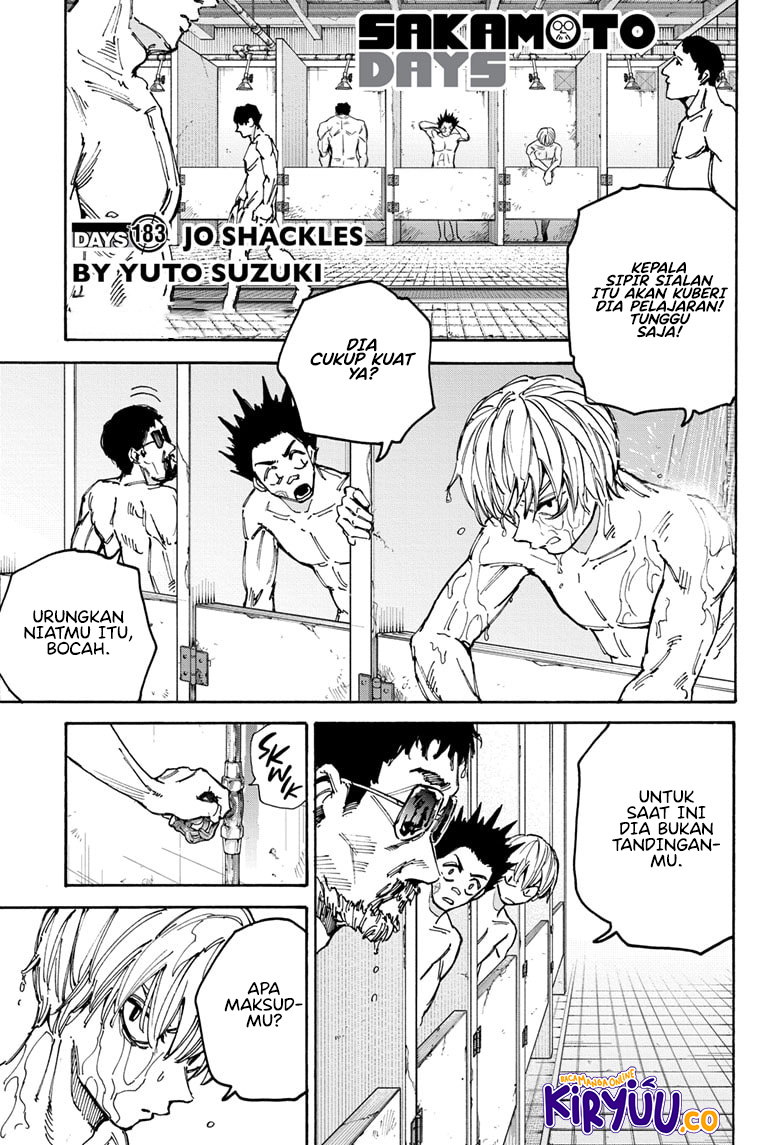 Sakamoto Days Chapter 183 - halaman 2