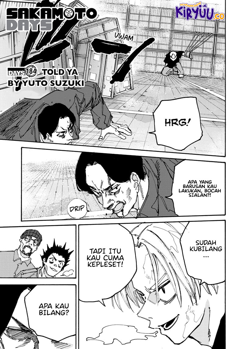 Sakamoto Days Chapter 184 - halaman 2