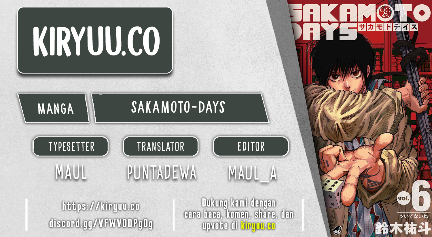 Sakamoto Days Chapter 185 - halaman 1