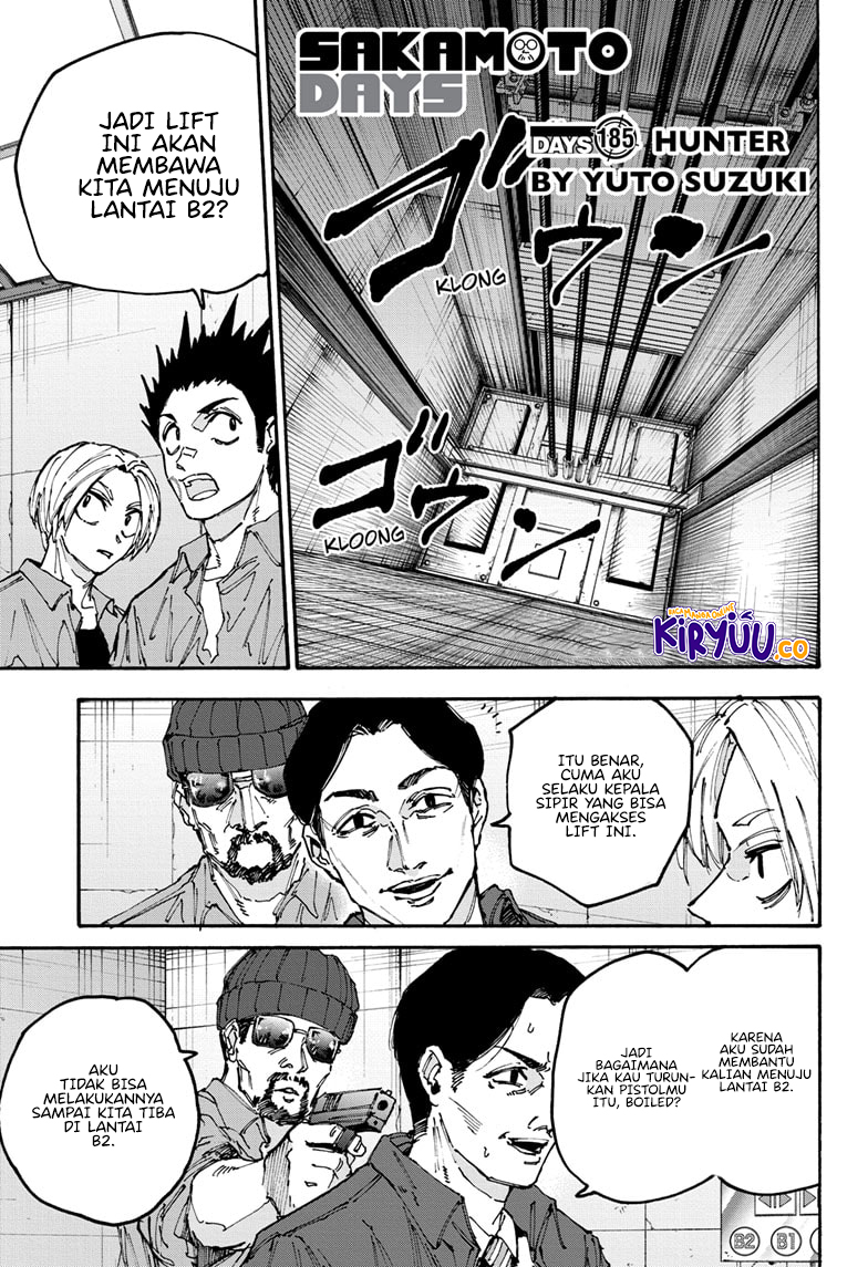 Sakamoto Days Chapter 185 - halaman 2