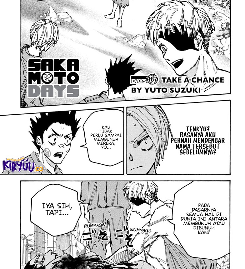 Sakamoto Days Chapter 187 - halaman 3