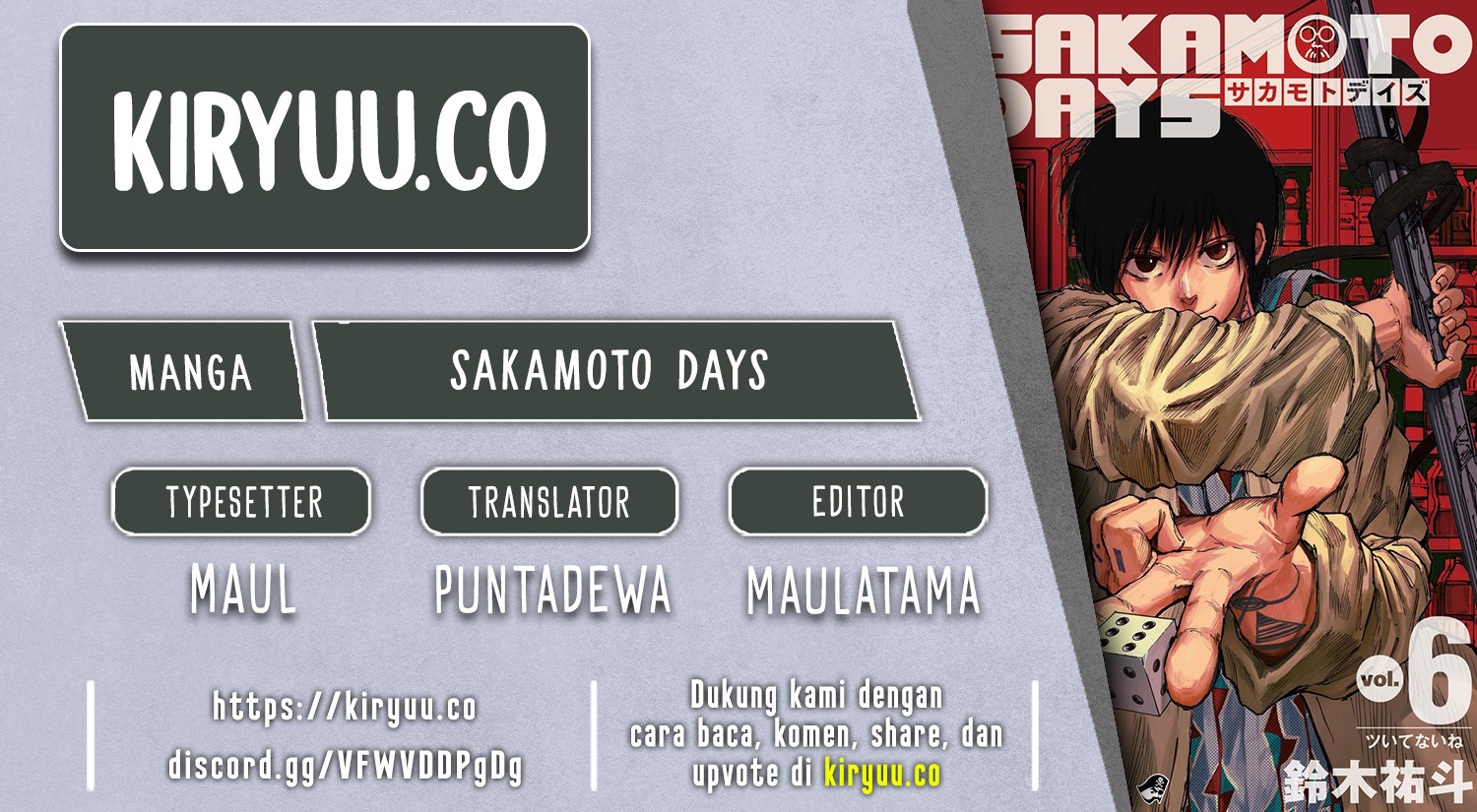 Sakamoto Days Chapter 188 - halaman 1