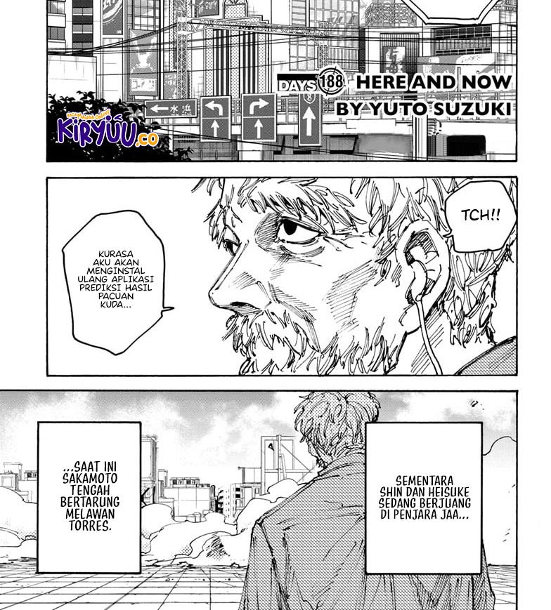 Sakamoto Days Chapter 188 - halaman 3