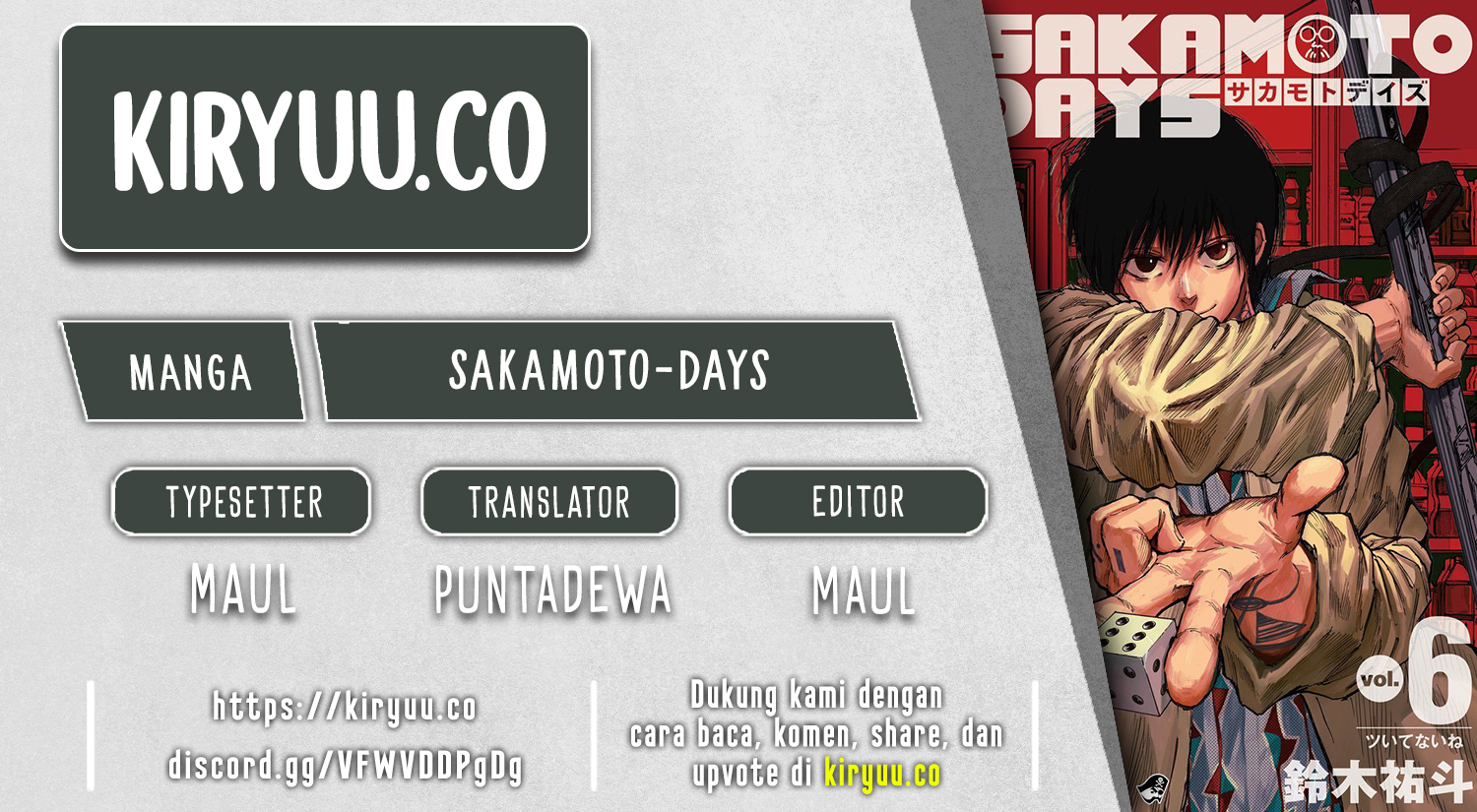 Sakamoto Days Chapter 189 - halaman 1