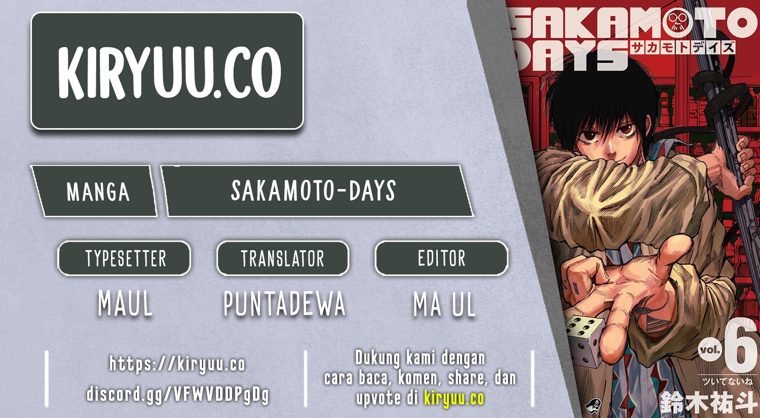 Sakamoto Days Chapter 190 - halaman 1