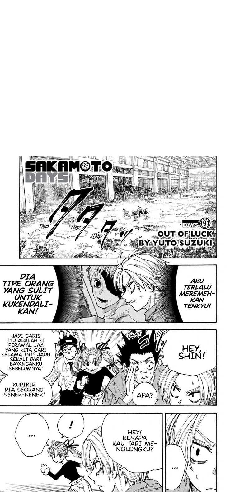 Sakamoto Days Chapter 191 - halaman 3