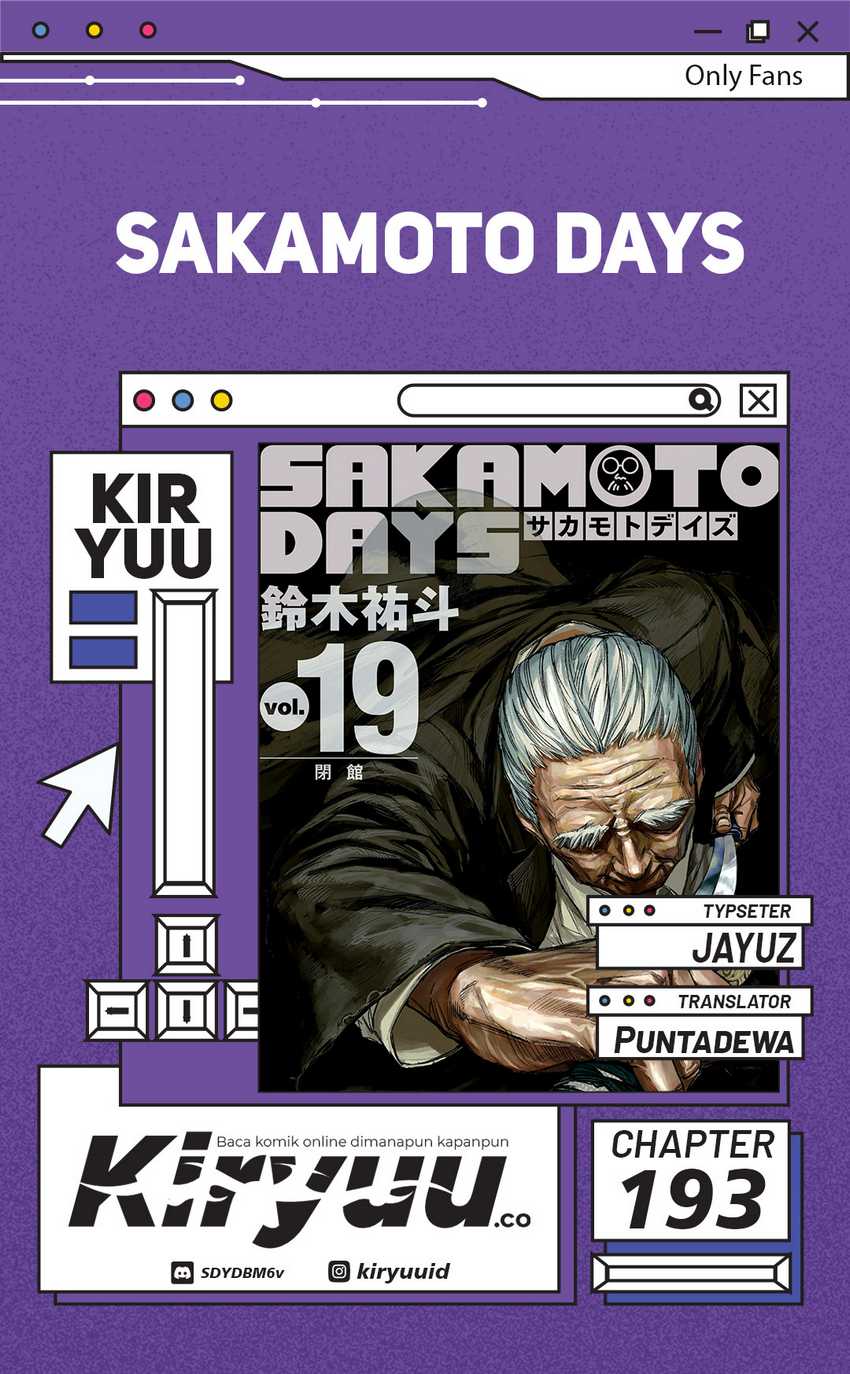 Sakamoto Days Chapter 193 - halaman 1