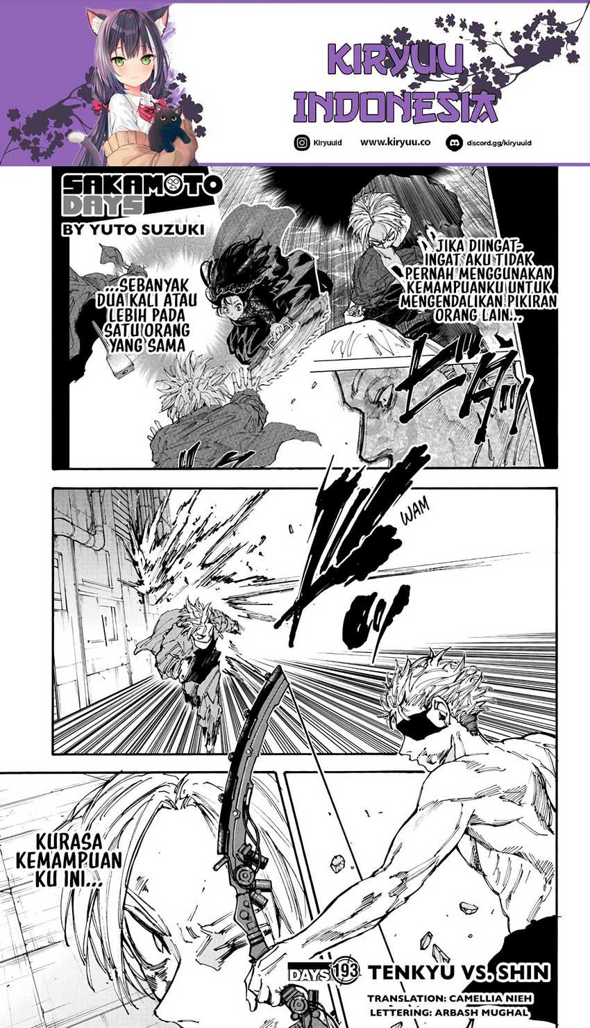 Sakamoto Days Chapter 193 - halaman 2