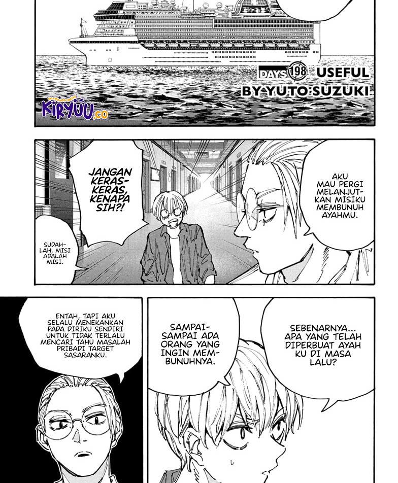 Sakamoto Days Chapter 198 - halaman 3